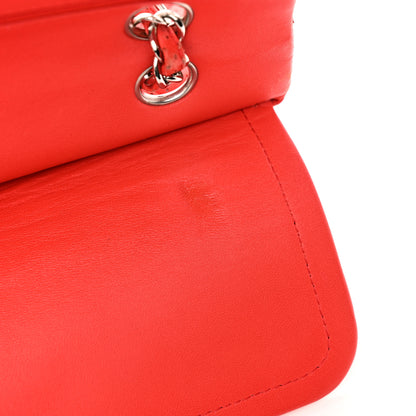 Chanel Lambskin Perforated Medium Double Flap Red 17 of 28