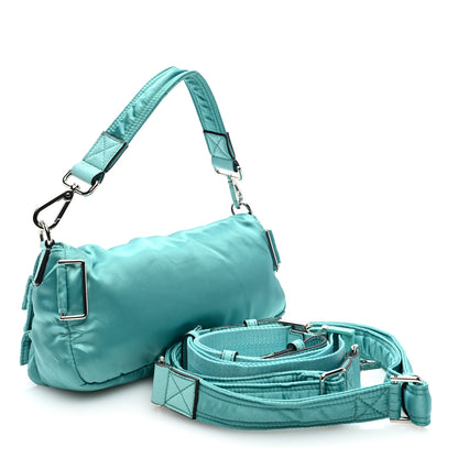 Fendi Econyl Cuoio Romano Multipocket Baguette Spring Turquoise 3 of 9