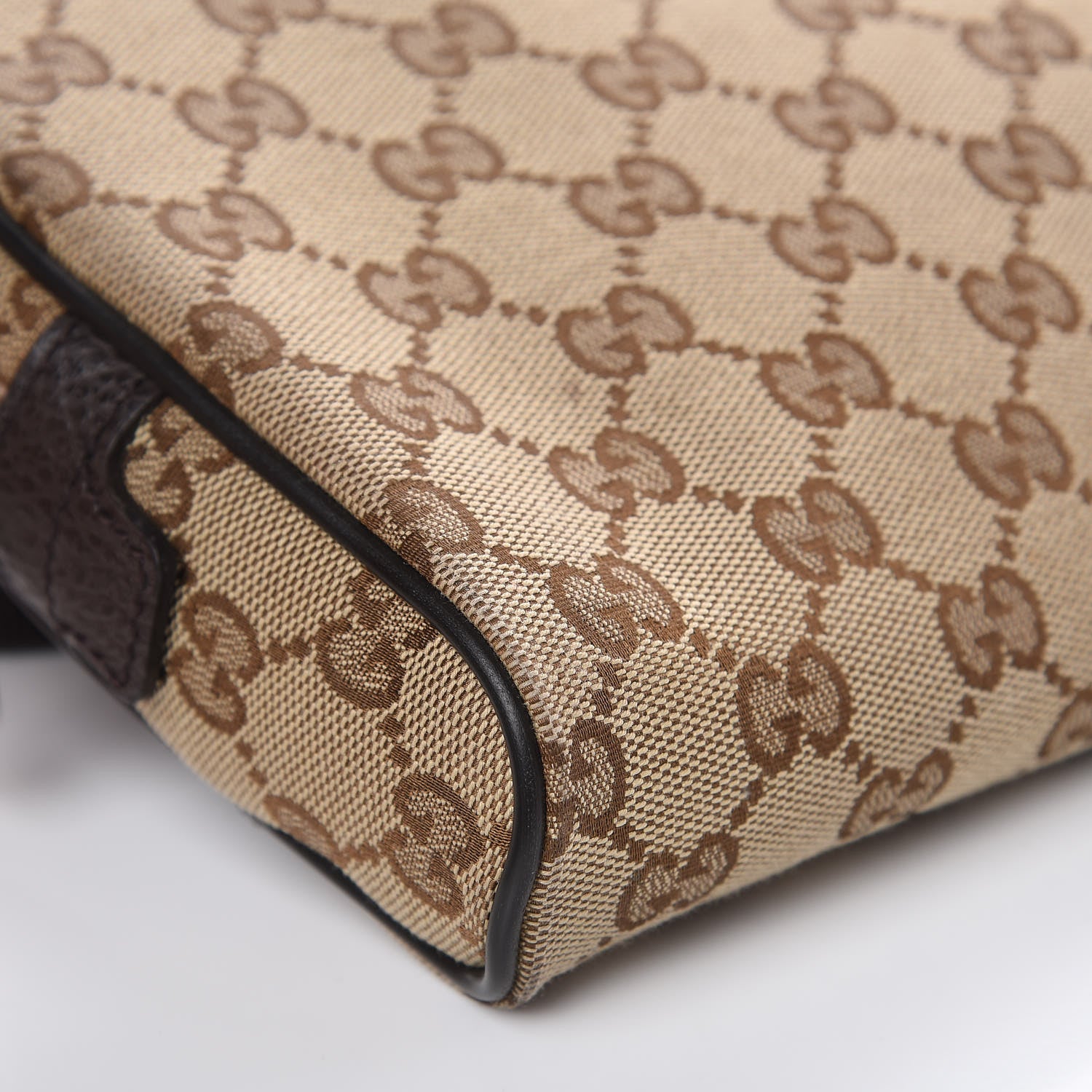 Gucci Monogram Belt Bag Dark Brown 8 of 9