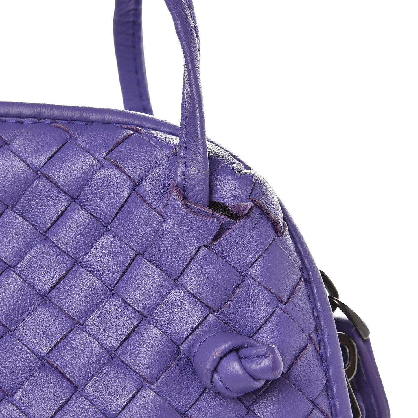 Nappa Intrecciato Pillow Crossbody Lavender