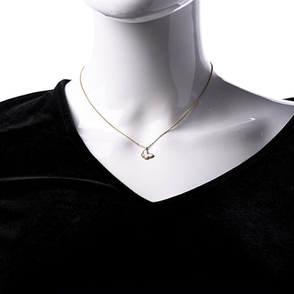 Van Cleef & Arpels 18K Yellow Gold Mother of Pearl Sweet Alhambra Butterfly Pendant Necklace 2 of 7