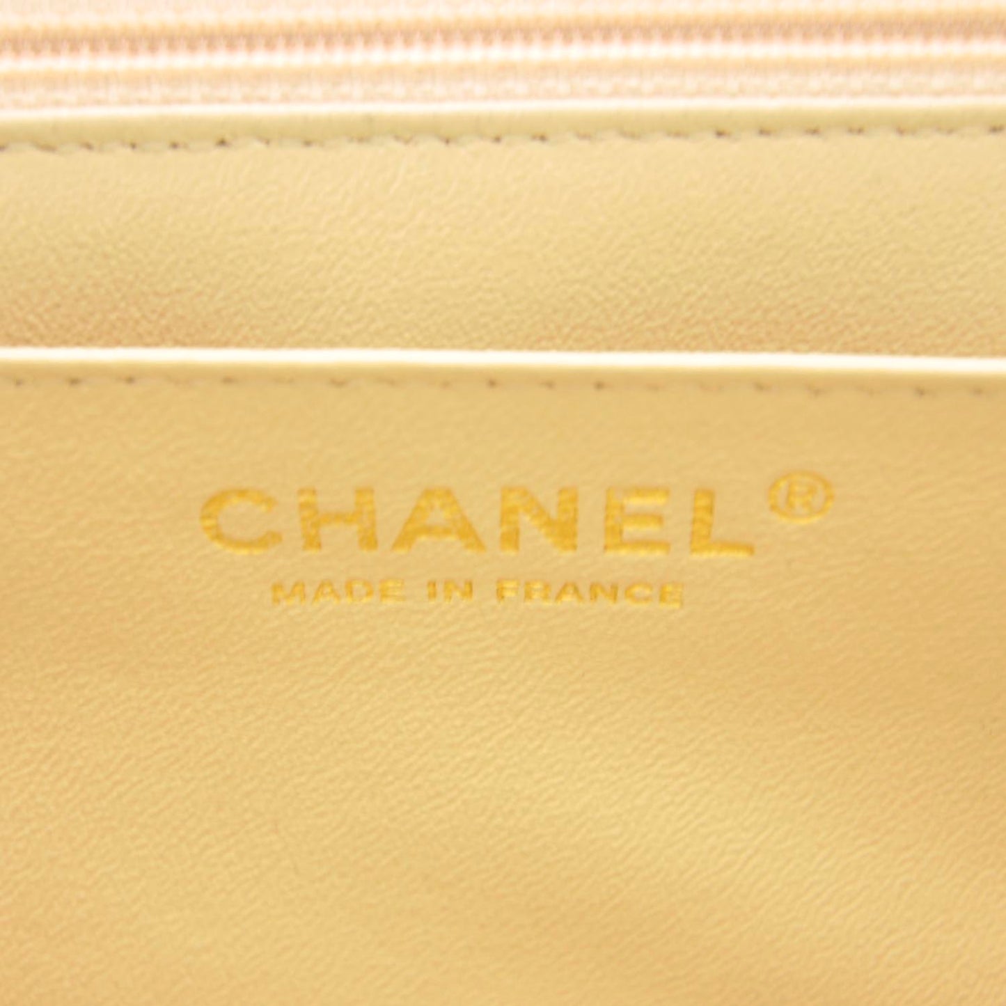 Caviar Jumbo Single Flap Beige