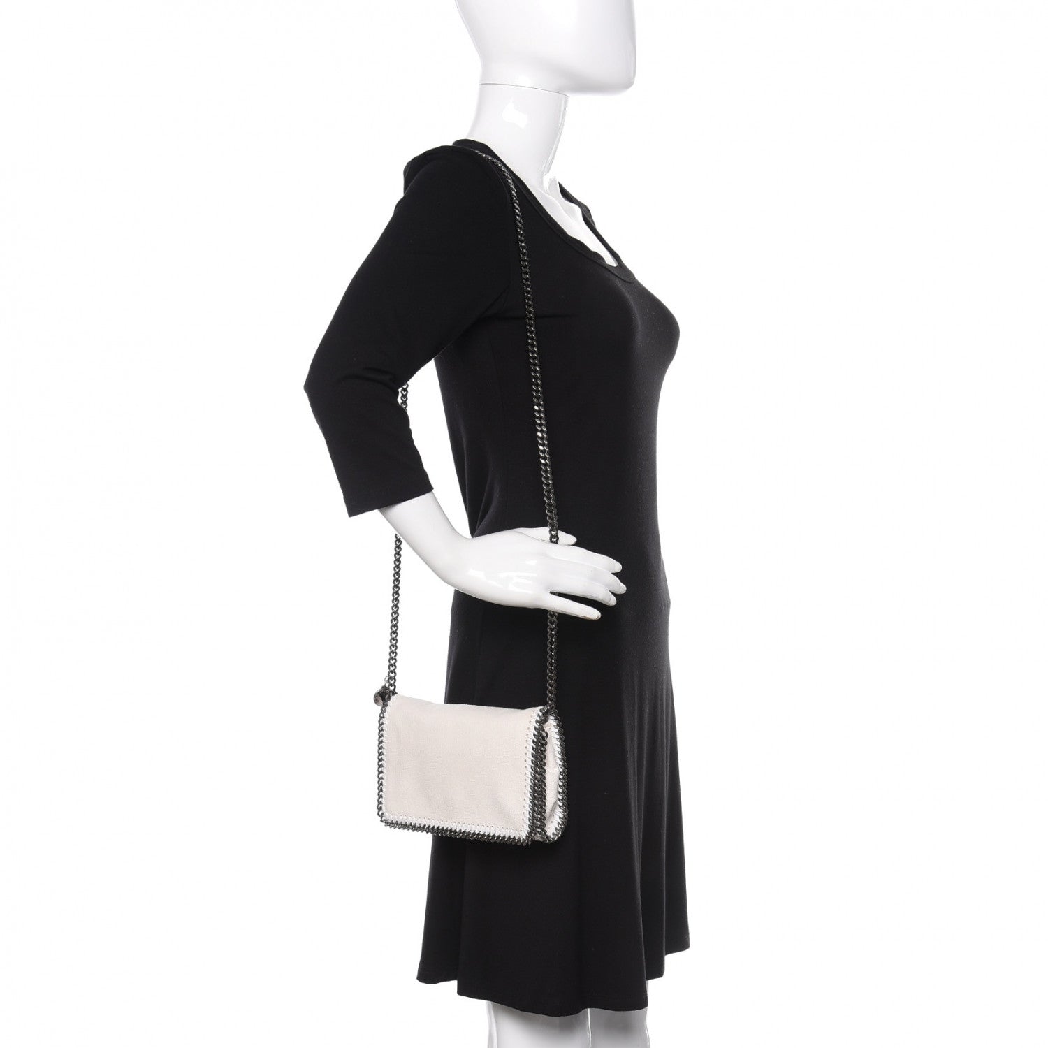 Stella McCartney Shaggy Deer Falabella Crossbody Bag White 2 of 12