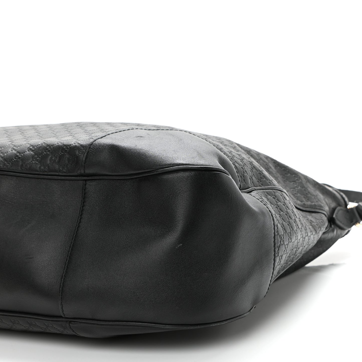 Soft Microguccissima Margaux Hobo Black