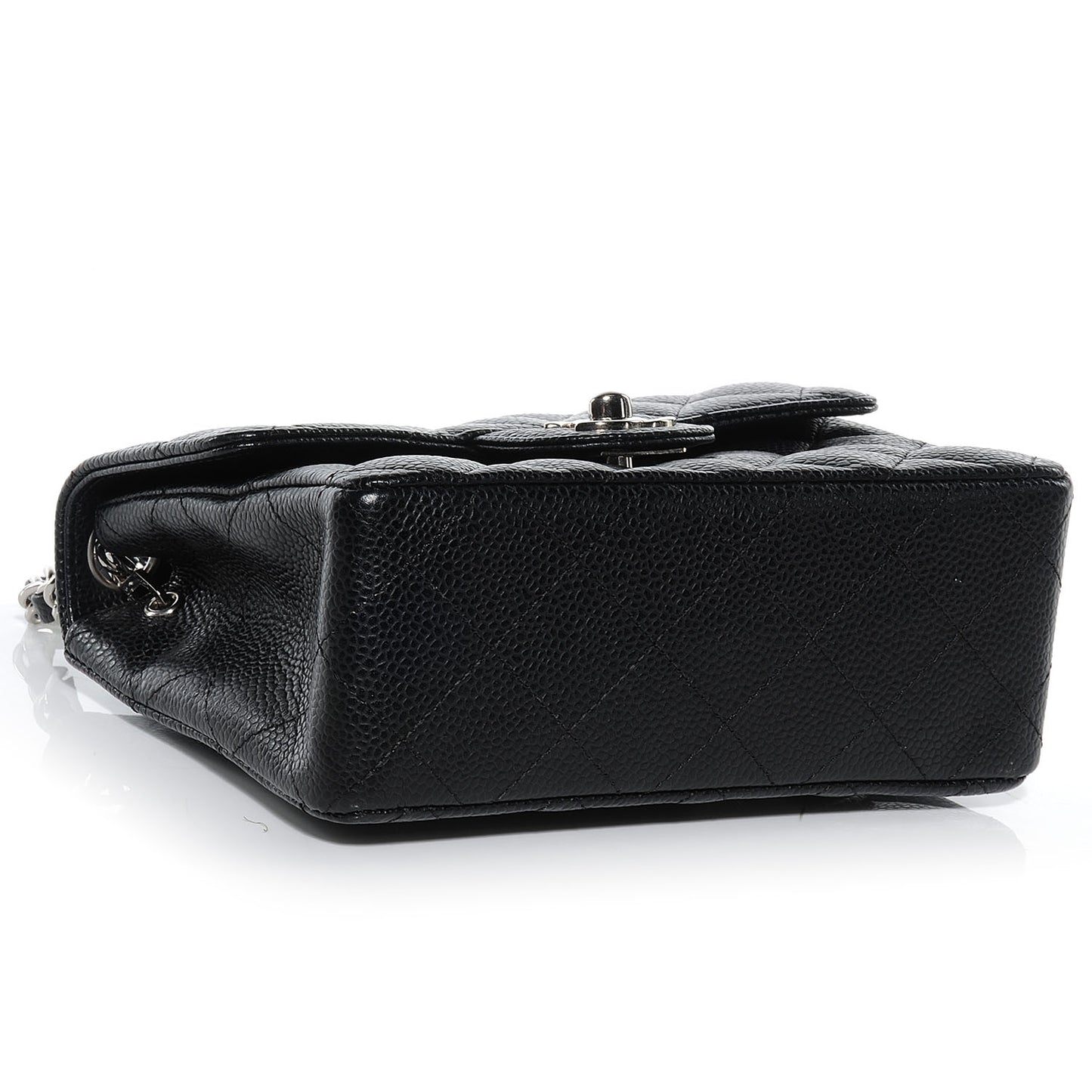 Caviar Quilted Mini Flap Bag Black