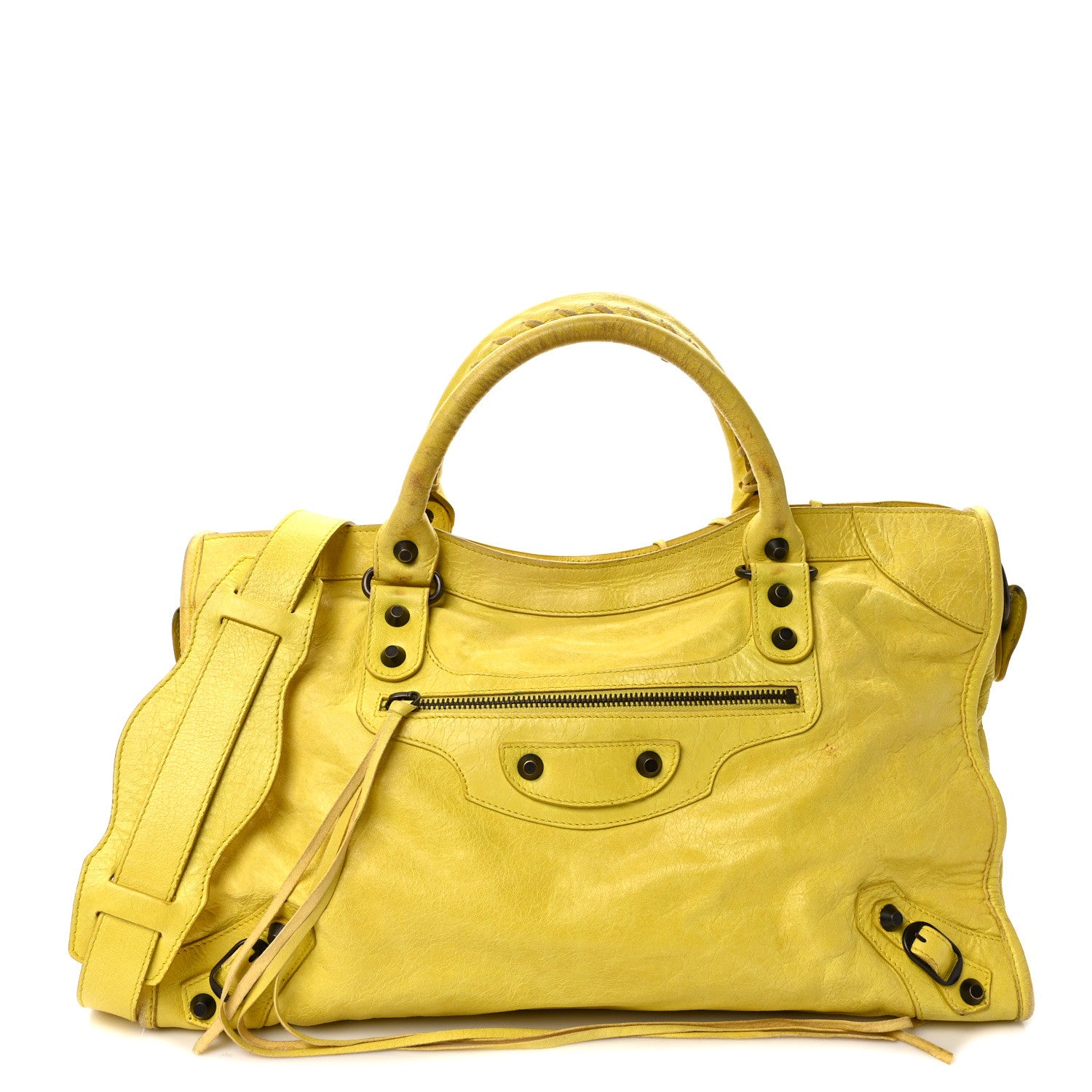 Balenciaga Agneau Classic Hardware City Mimosa Verveine 1 of 16