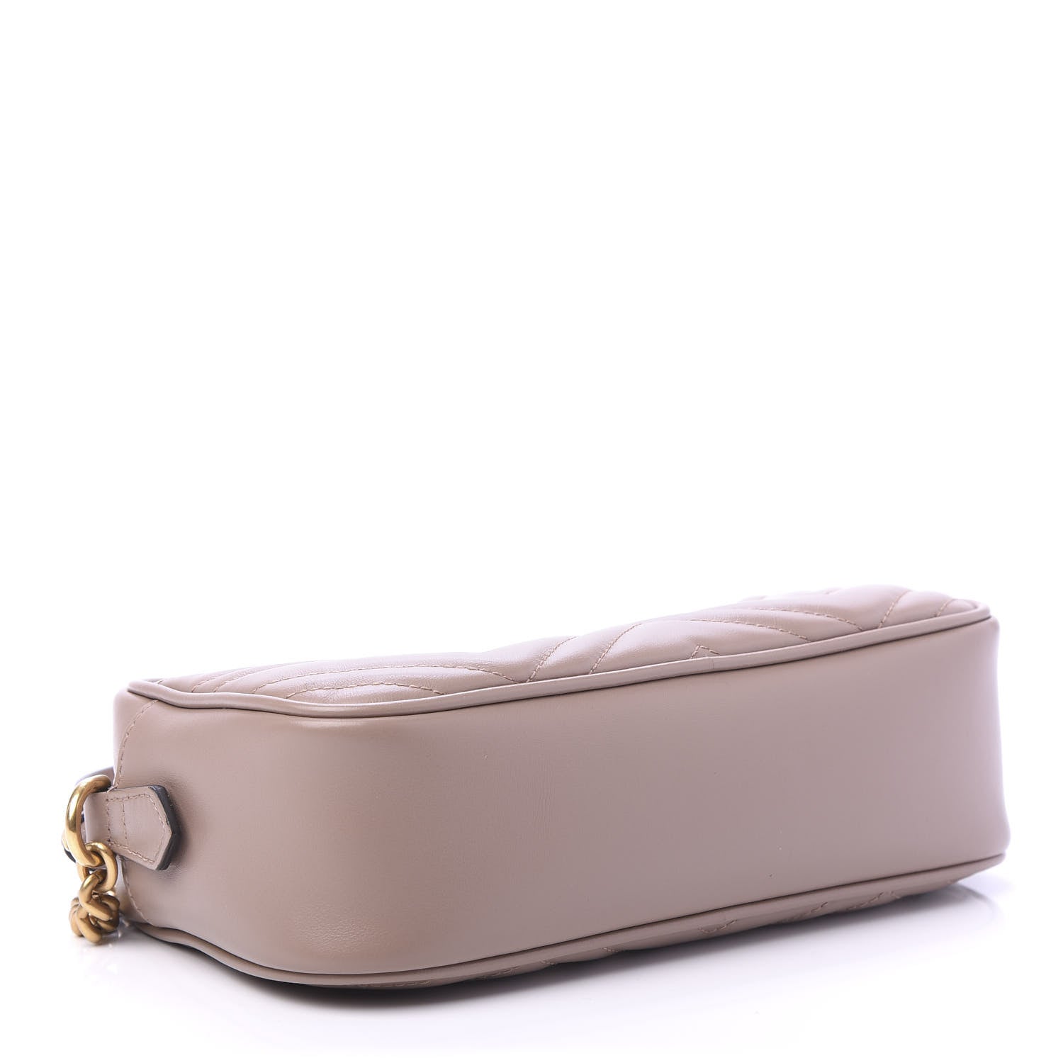 Gucci Calfskin Matelasse Small GG Marmont Chain Shoulder Bag Porcelain Rose 4 of 12