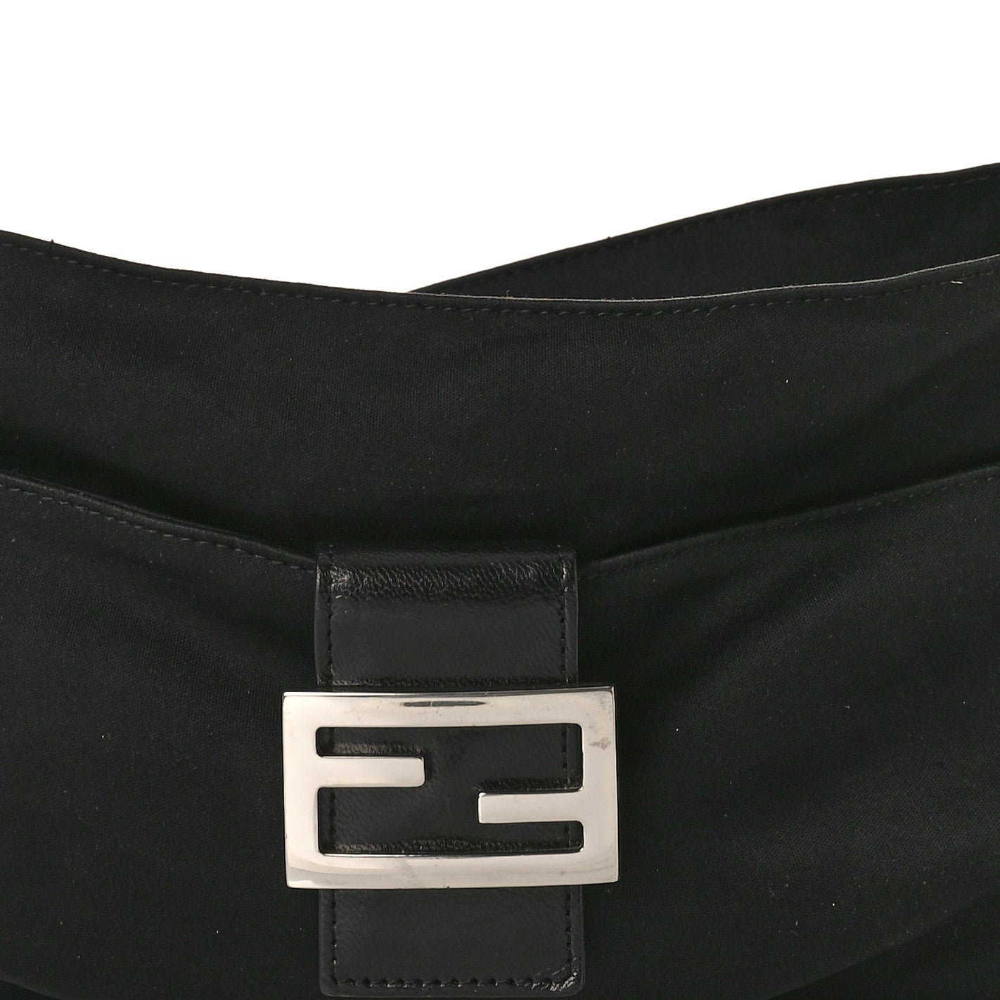 Fendi Neoprene Shoulder Bag Black 8 of 11
