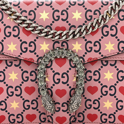 Gucci Calfskin Valentine's Day Exclusive Small Dionysus Bag Pink 8 of 12