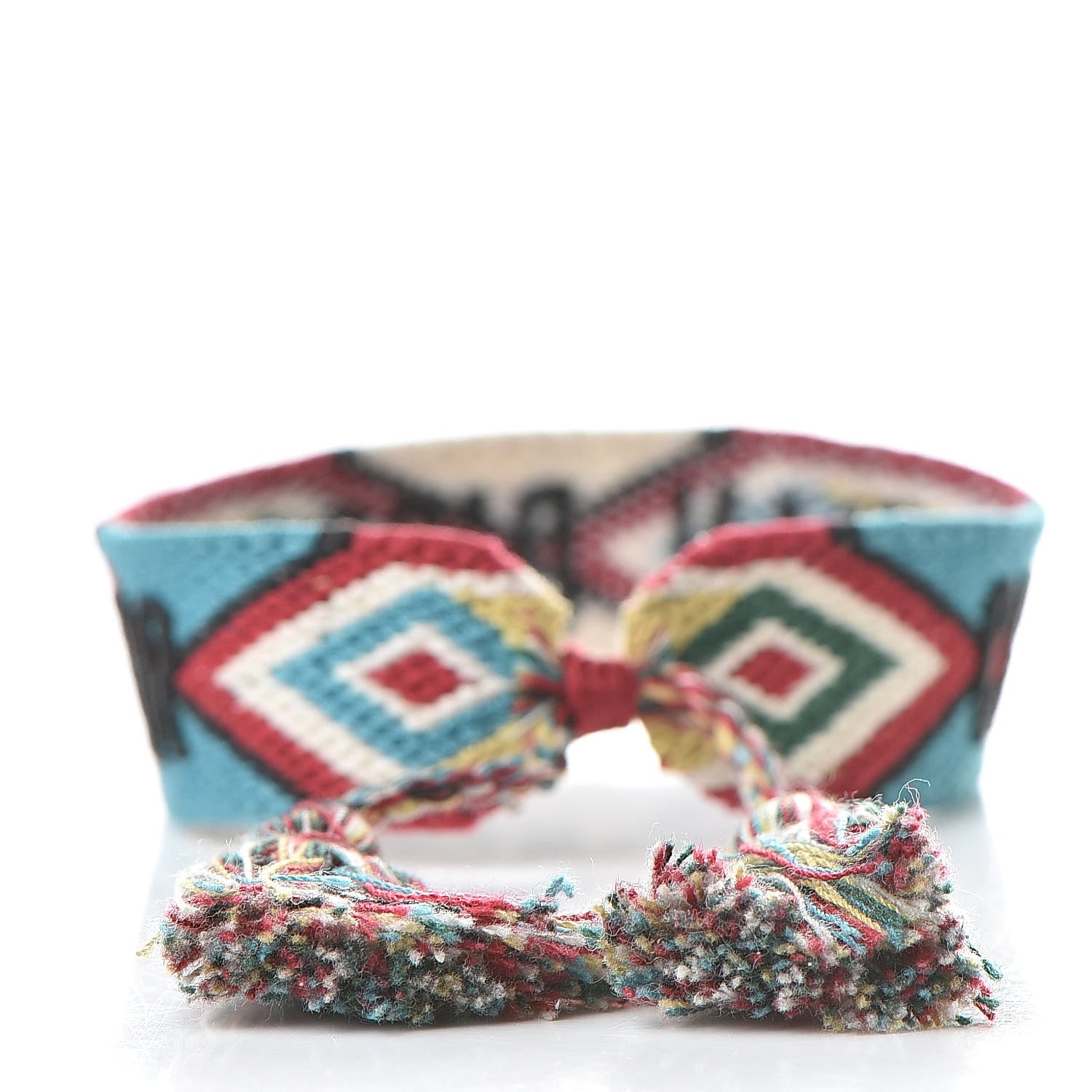 Christian Dior Woven Cotton J'Adior Friendship Bracelet White Multicolor 3 of 4
