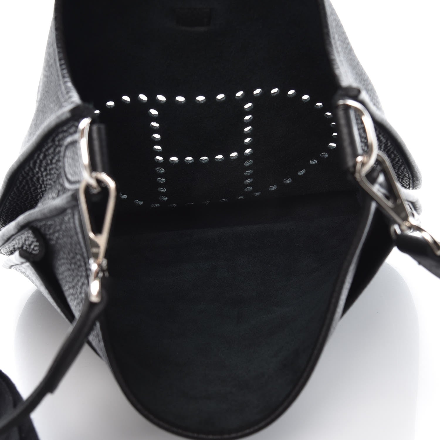 Hermes Taurillon Clemence Evelyne III GM Black 6 of 12