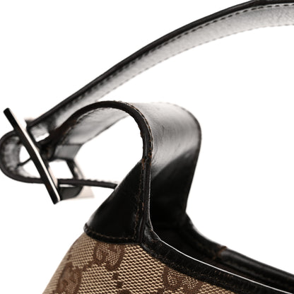 Gucci Monogram Web Jackie O Hobo Dark Brown 15 of 16