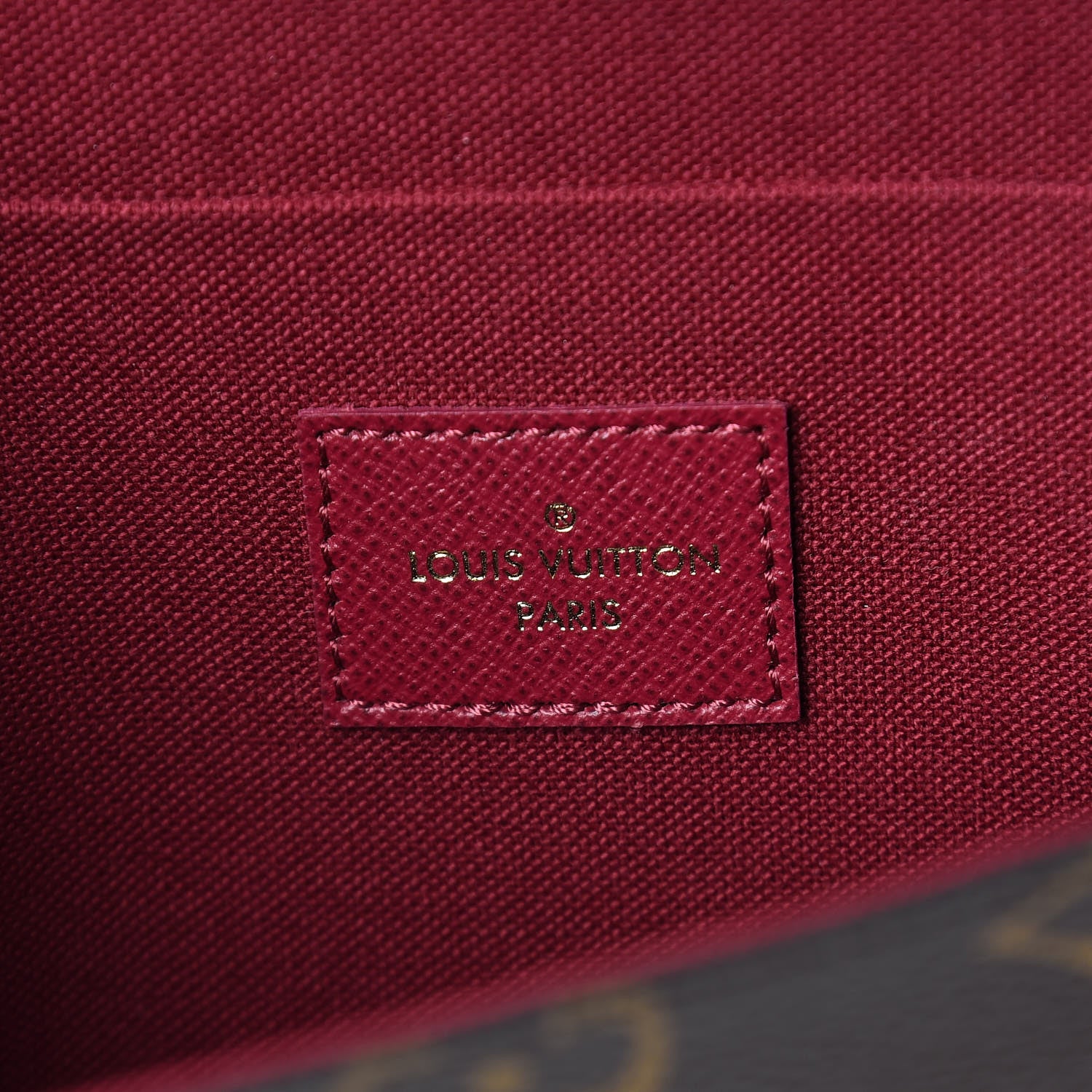 Louis Vuitton Monogram Pochette Felicie Chain Wallet Fuchsia 7 of 14