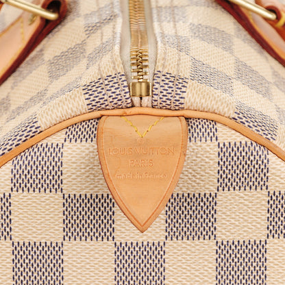Louis Vuitton Damier Azur Speedy 30 7 of 10