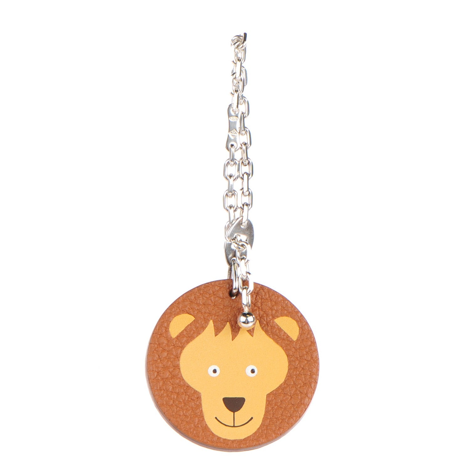 Hermes Togo Lion Bag Charm Gold 1 of 5