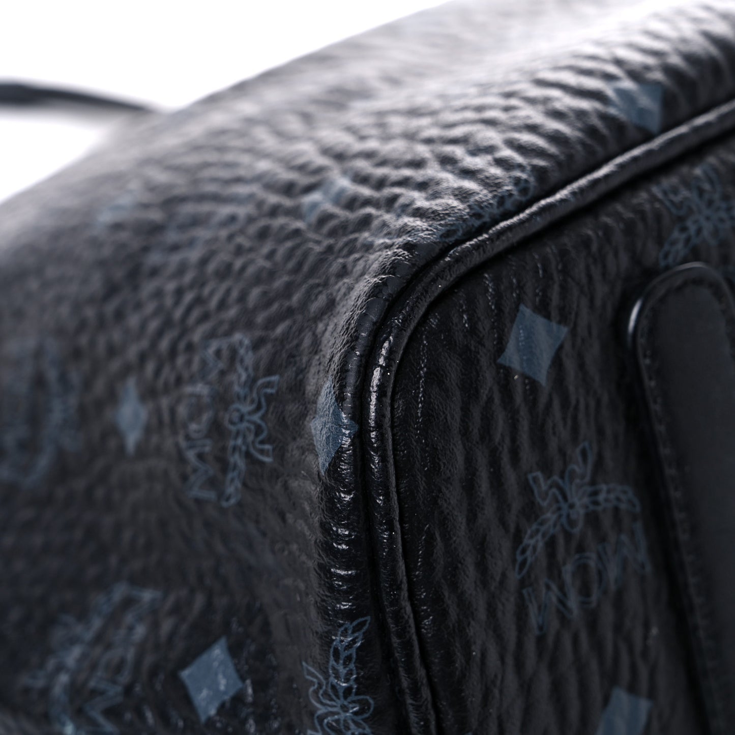 Visetos Medium Reversible Shopping Tote Black