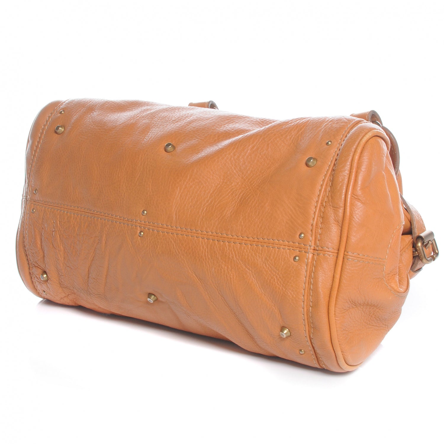 Chloe Leather Paddington Satchel Camel 4 of 8