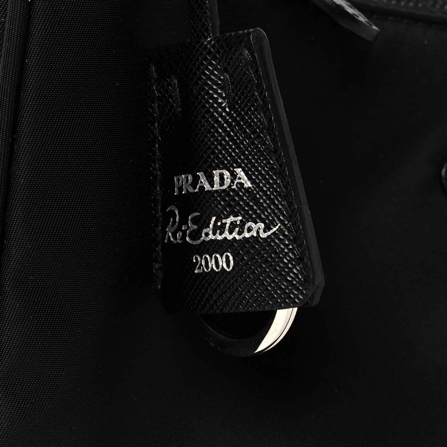 Prada Tessuto Nylon Mini Re-Edition 2000 Bag Black 9 of 12