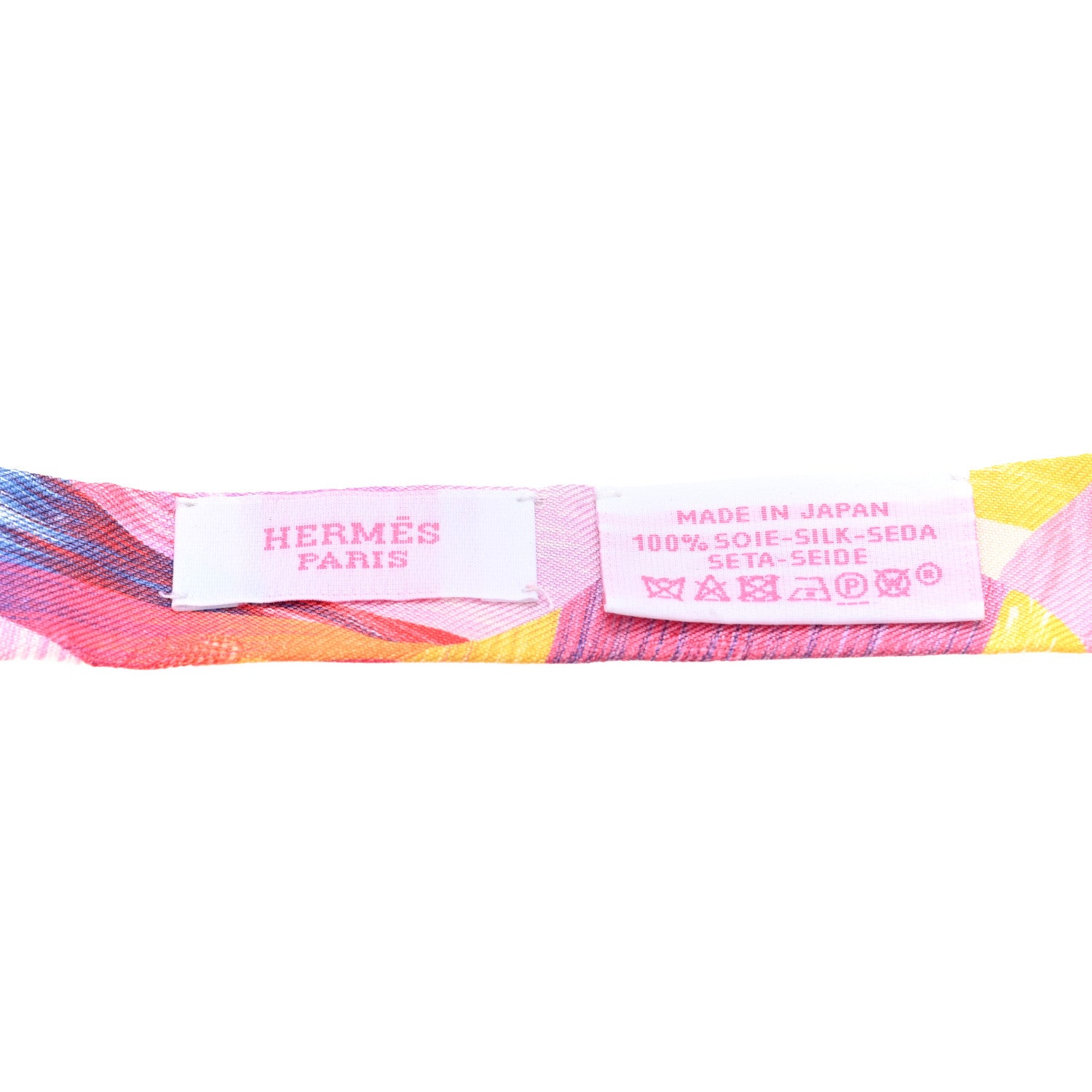 Hermes Silk All Over Marble Doll Twilly Rose Multicolor 1979693