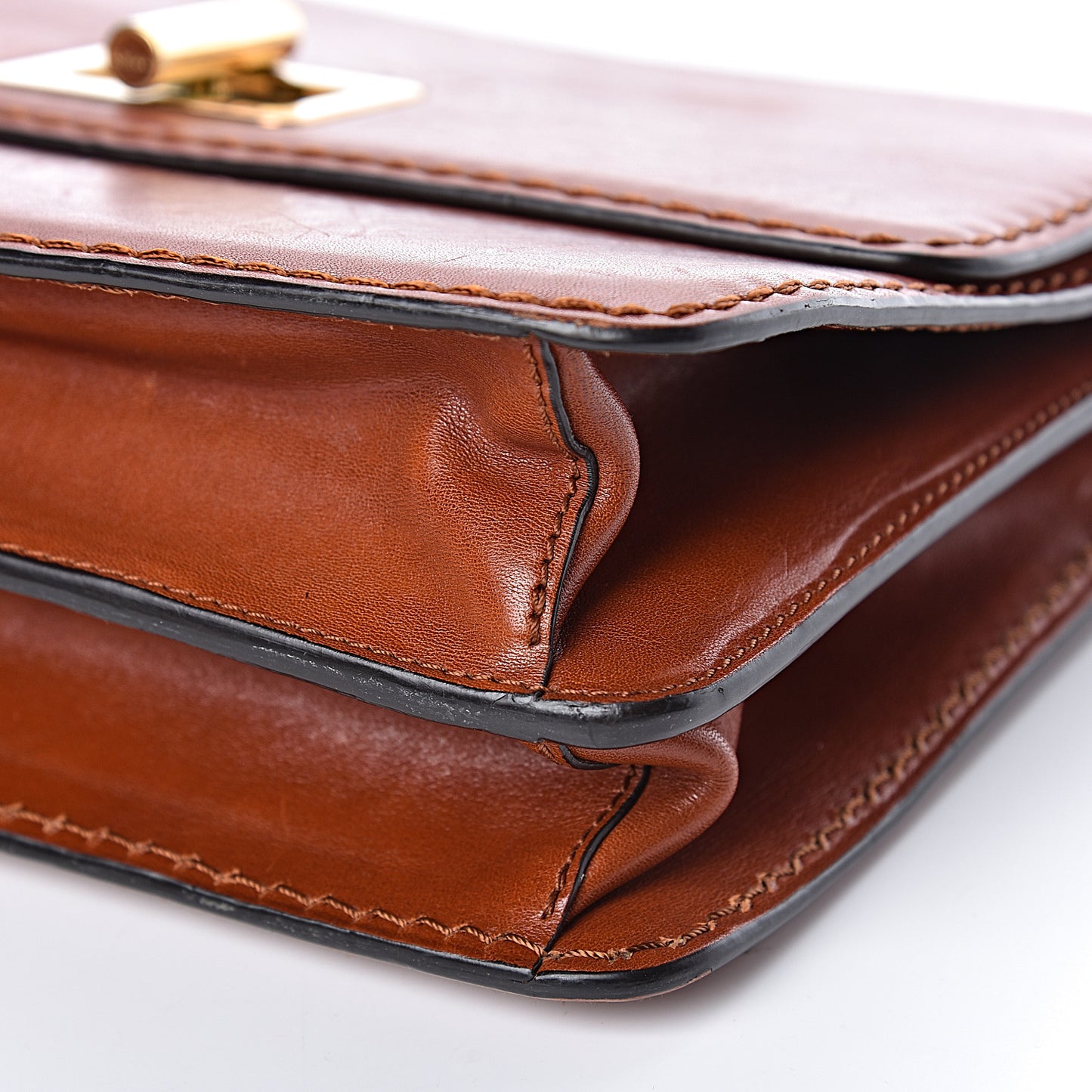 Calfskin Louise Shoulder Bag