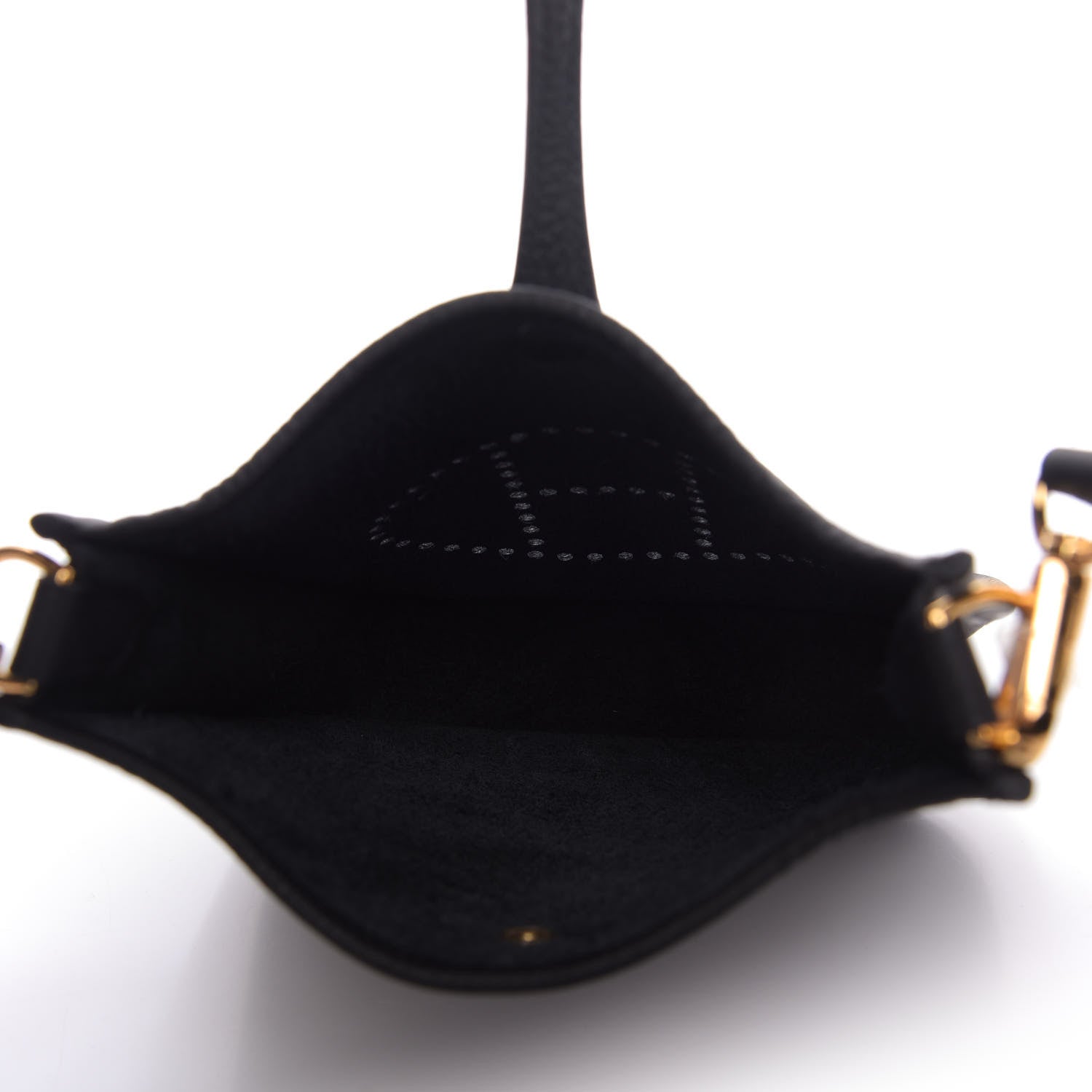 Hermes Taurillon Clemence Evelyne TPM Black 5 of 10