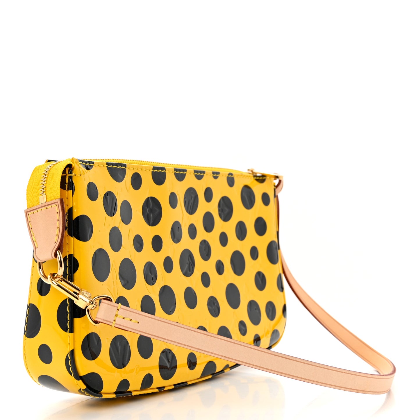 Vernis Kusama Infinity Dots Pochette Accessories Yellow
