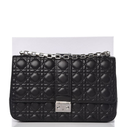 Christian Dior Lambskin Cannage Large Miss Dior Flap Black 7 of 7