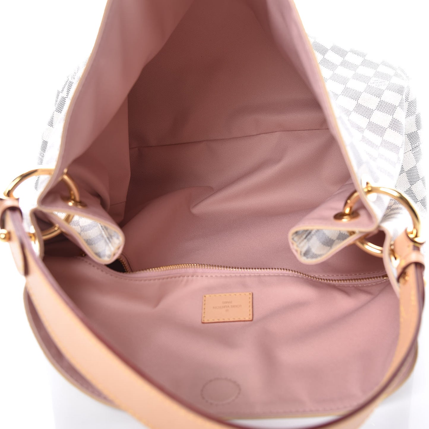 Damier Azur Graceful MM Rose Ballerine