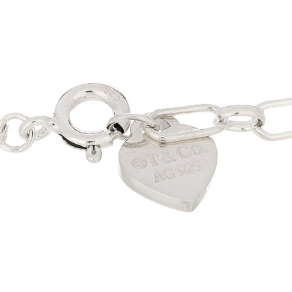 Tiffany Sterling Silver Enamel Love Charm Bracelet Blue 3 of 3
