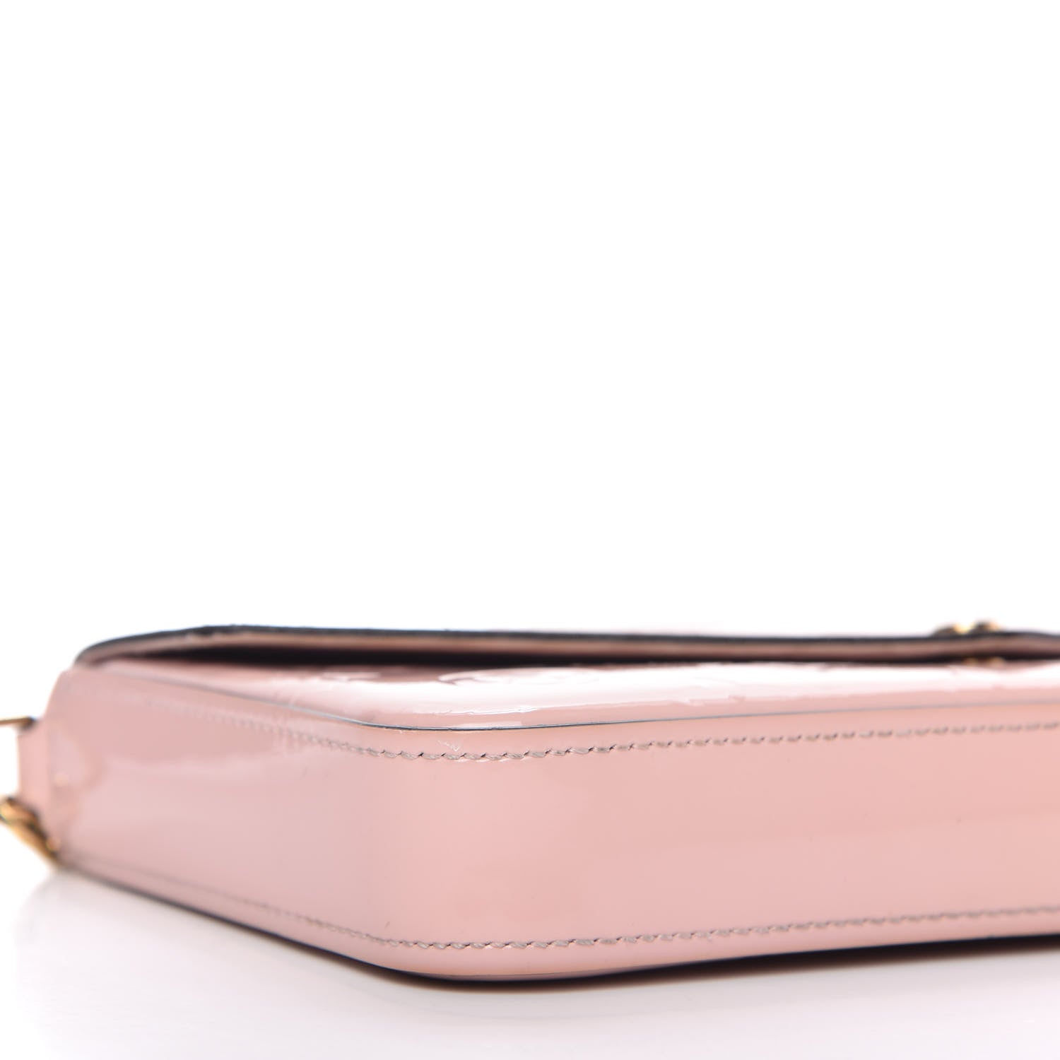Louis Vuitton Vernis Felicie Chain Wallet Rose Ballerine 6 of 9