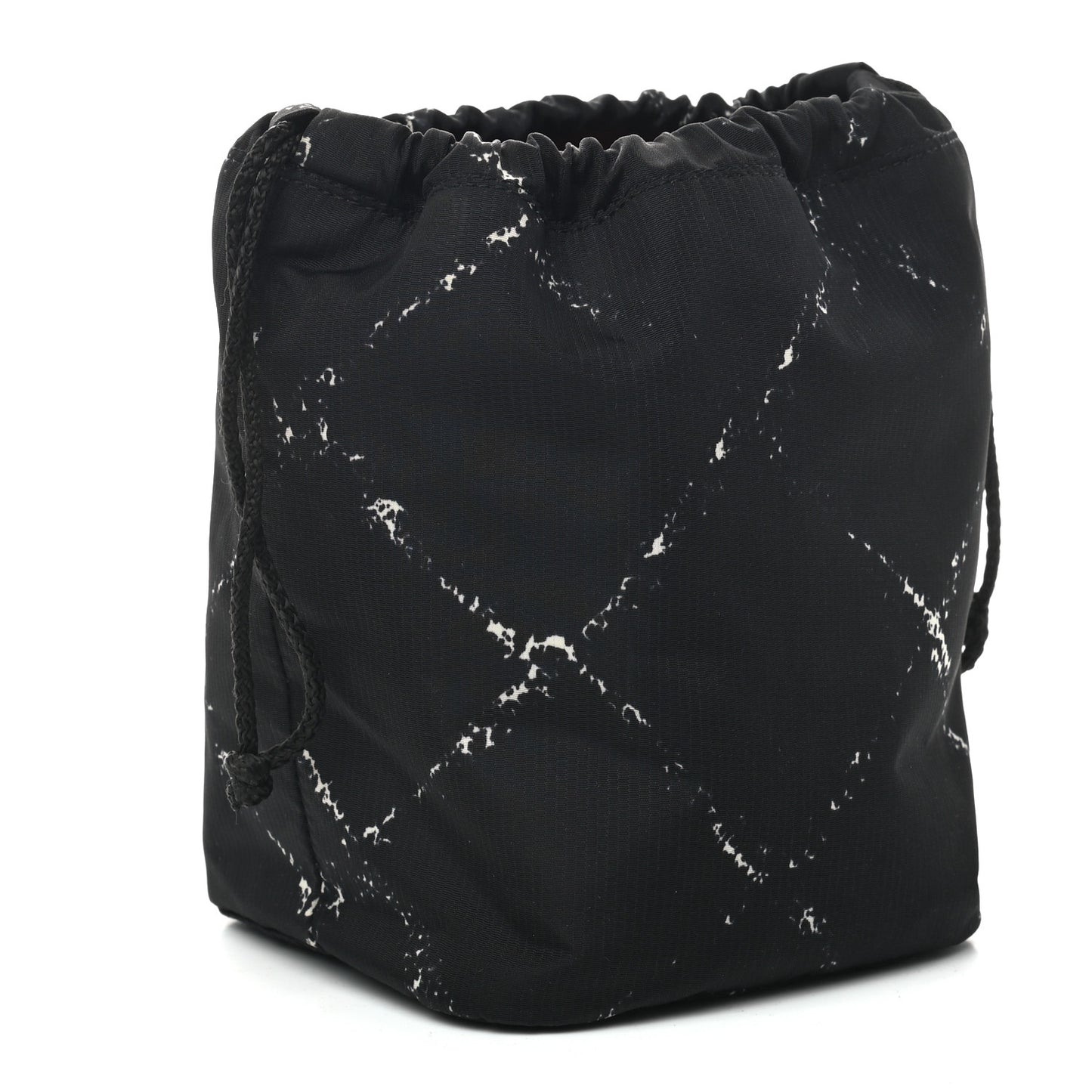 Nylon Travel Drawstring Bag Black