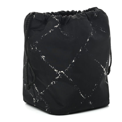 Chanel Nylon Travel Drawstring Bag Black 3 of 6