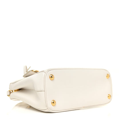 Prada Saffiano Lux Small Galleria Double Zip Tote White 4 of 17