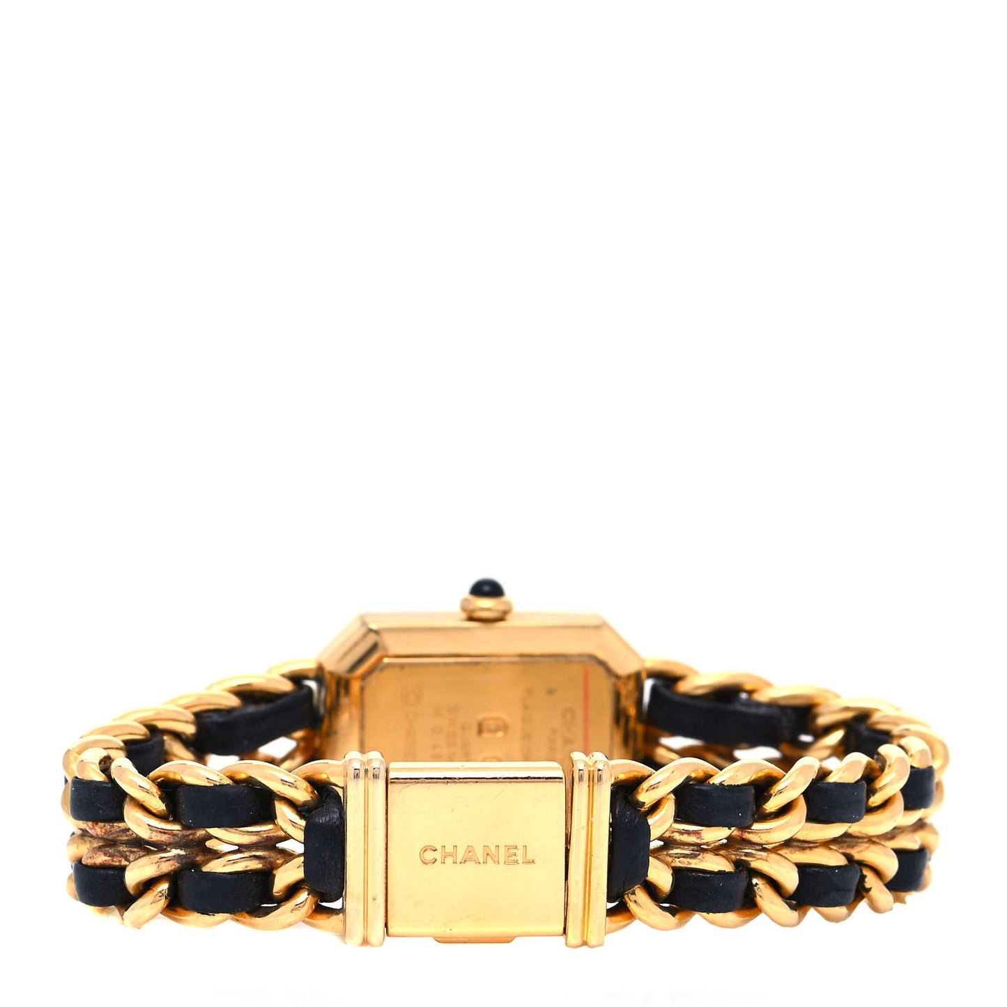 Stainless Steel Lambskin 20mm Chain Premiere Quartz Watch Gold L