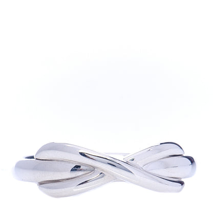 Tiffany Sterling Silver Narrow Infinity Ring 52 6 1 of 5