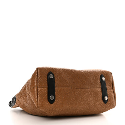 Louis Vuitton Monogram Lambskin Antheia Hobo PM Caramel 4 of 9
