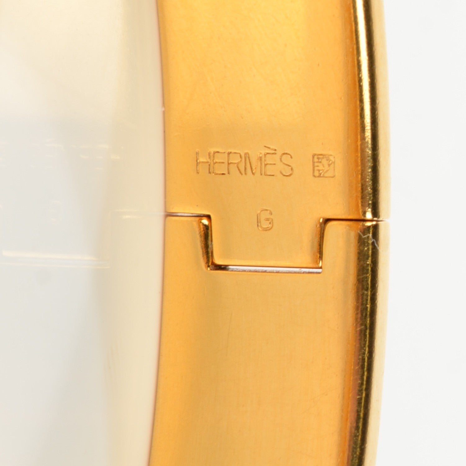 Hermes Enamel Narrow Clic Clac H Bracelet GM Chocolate 4 of 5