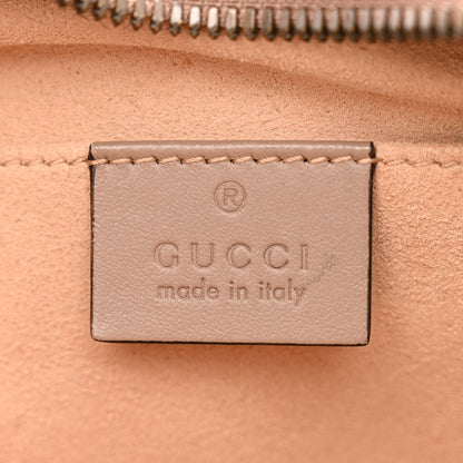 Gucci Calfskin Matelasse Small GG Marmont Chain Shoulder Bag Porcelain Rose 6 of 11