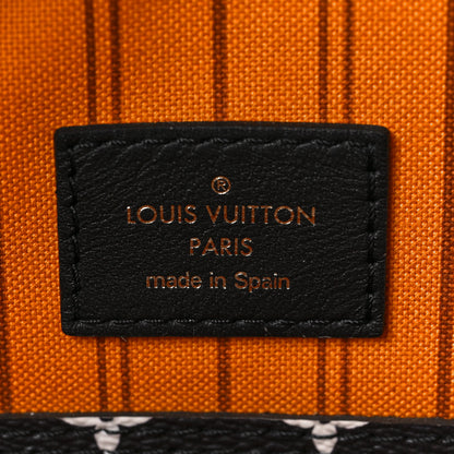 Louis Vuitton Monogram Giant Jungle Neverfull MM Black 7 of 9