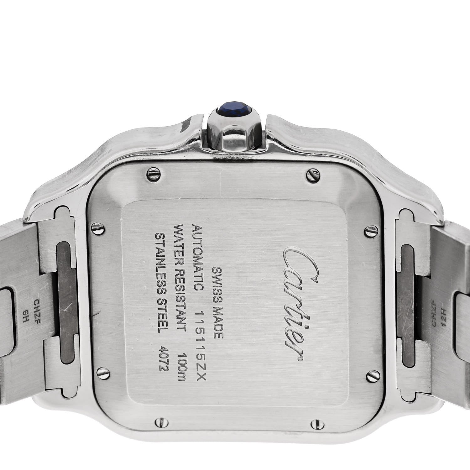 Cartier Stainless Steel 39.8mm Santos De Cartier Automatic Watch 4 of 5