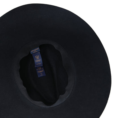 Louis Vuitton Felt Leather Monogram Fedora XL Hat Black 7 of 8
