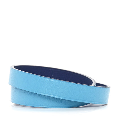 Hermes Swift Medor Infini Double Tour Bracelet T2 New Bleu Jean Bleu Navy 2 of 5
