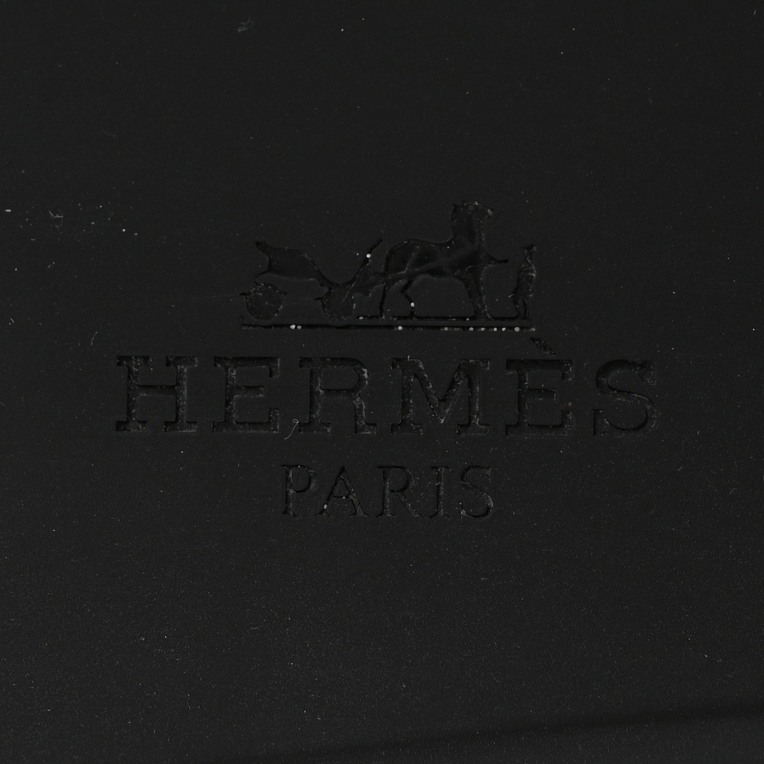 Hermes Rubber Chaine d'Ancre Rivage Sandals 37 Black 8 of 10