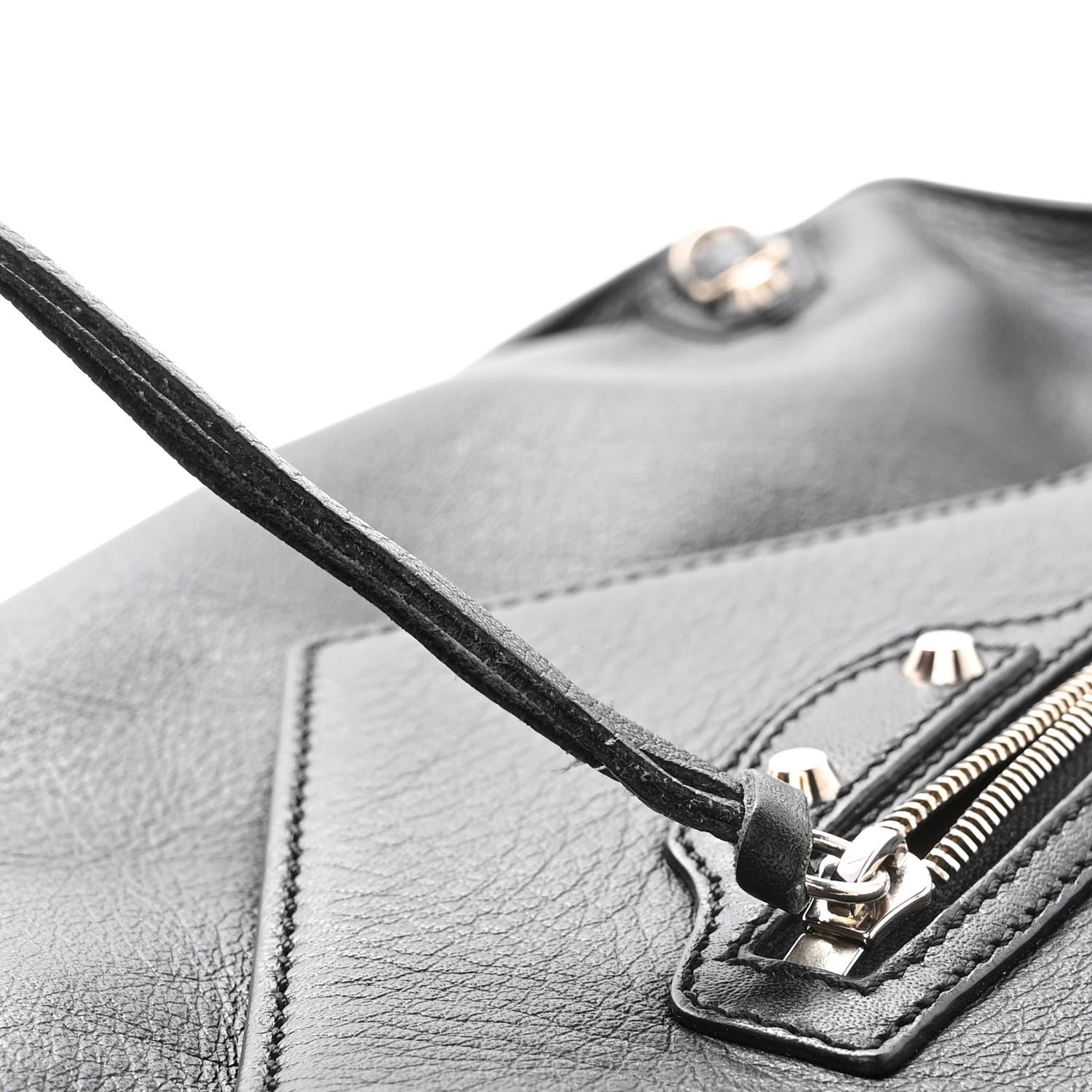 Balenciaga Calfskin Papier Sight Clutch Black 12 of 12