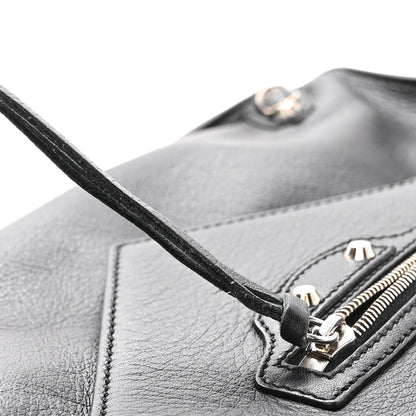 Balenciaga Calfskin Papier Sight Clutch Black 12 of 12