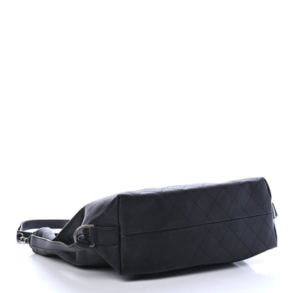 Chanel Calfskin Stitched Large Hobo Black 3 of 4