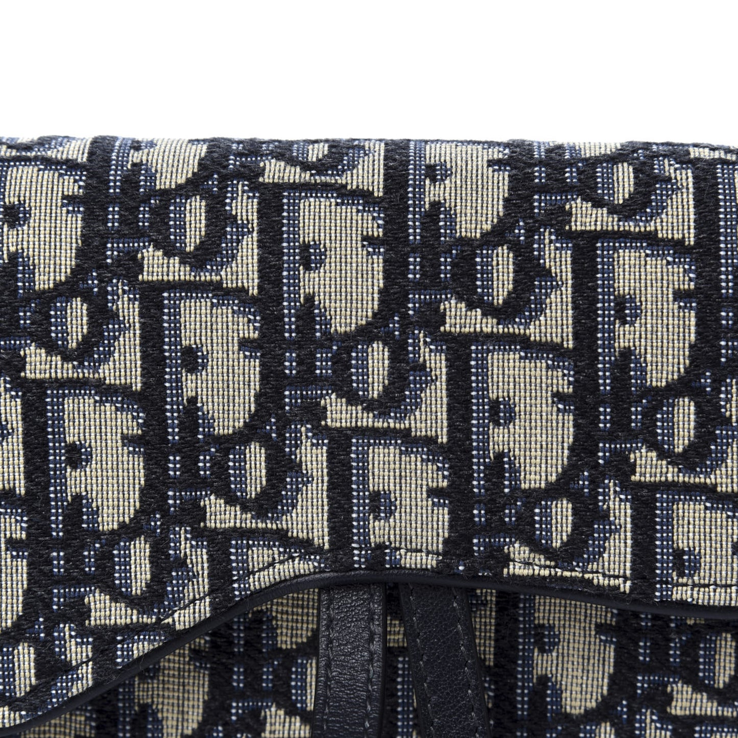 Oblique Saddle Belt Bag Blue