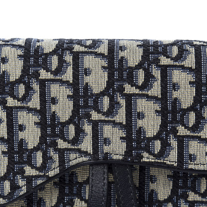 Christian Dior Oblique Saddle Belt Bag Blue 9 of 9