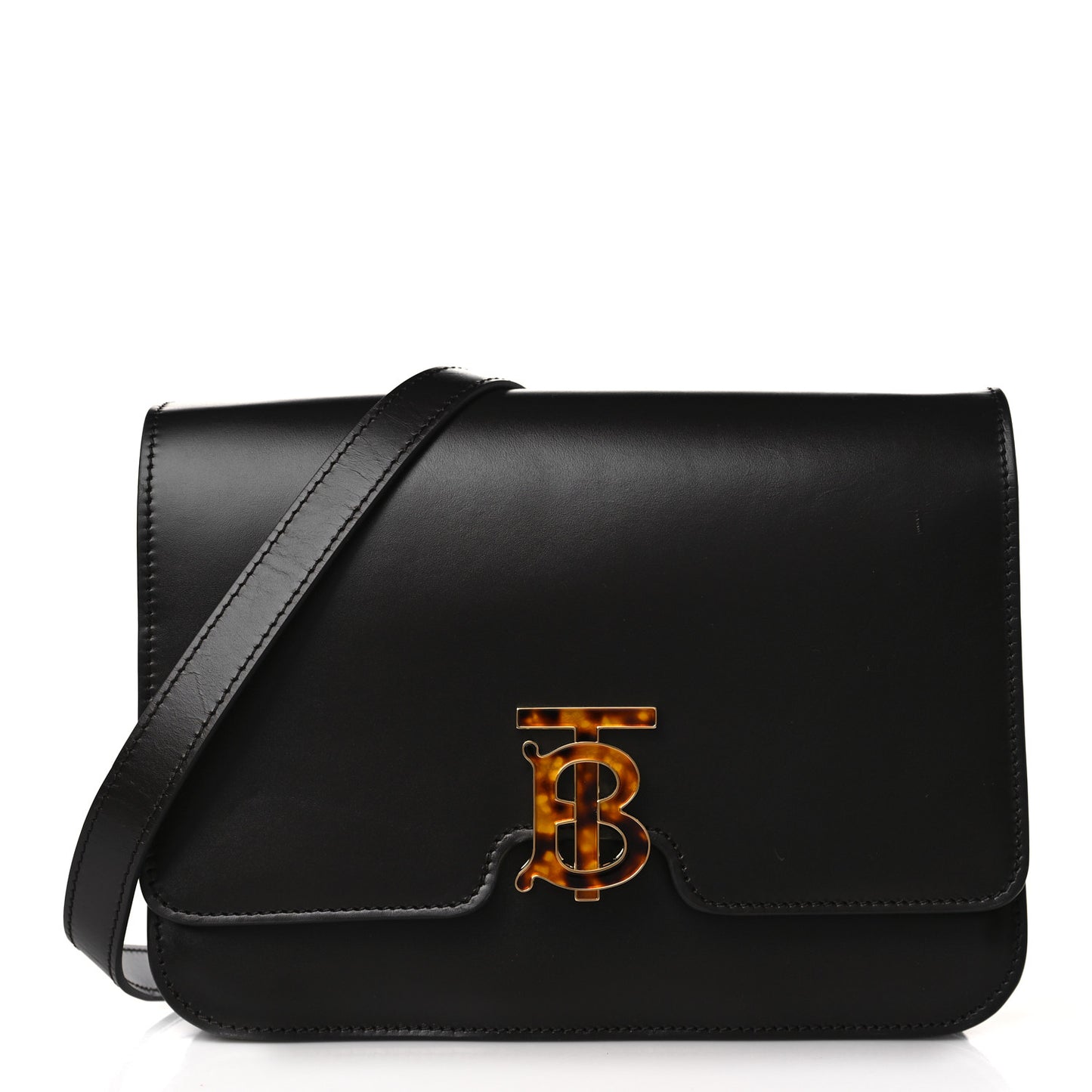 Calfskin Medium TB Bag Coffee