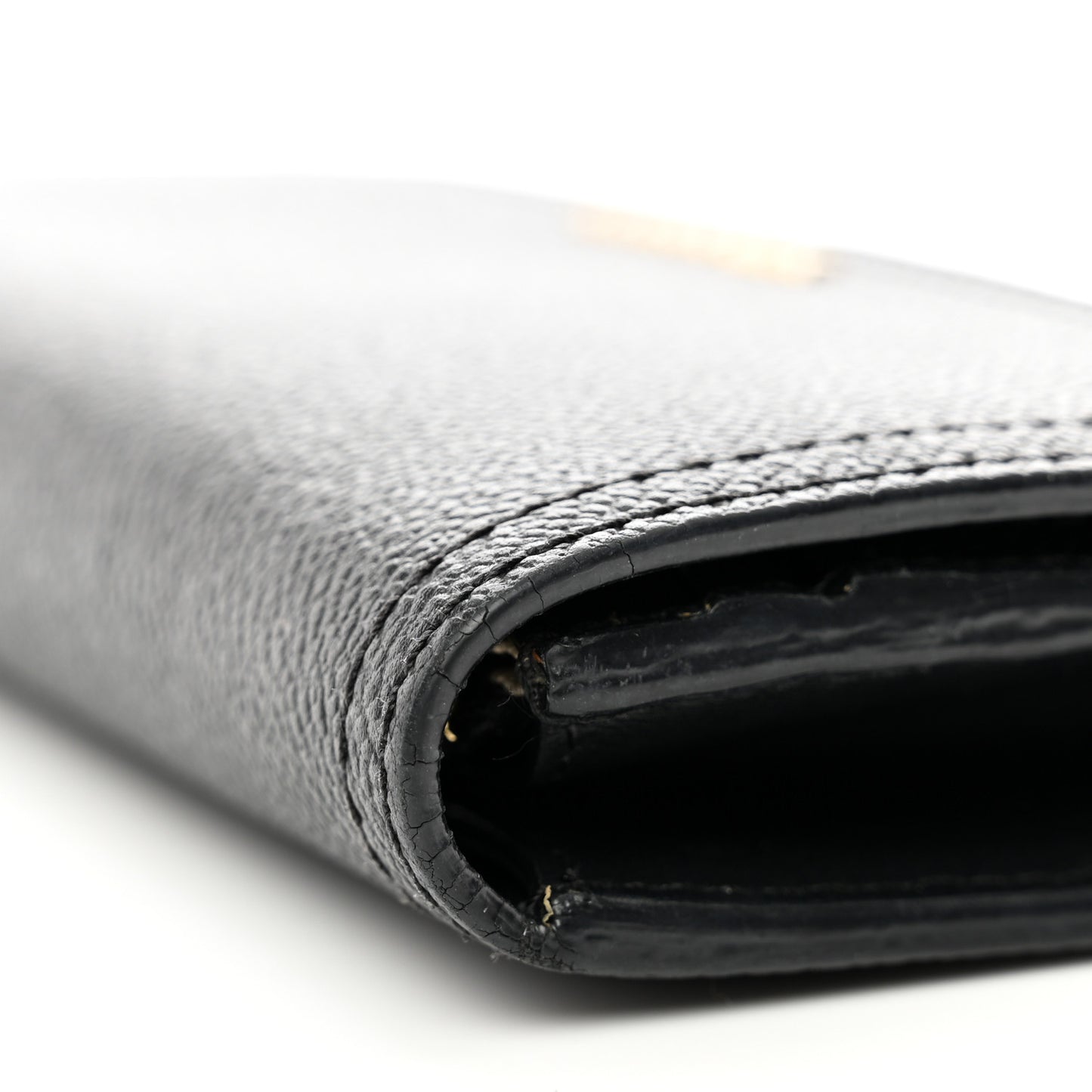 Soft Grain Calfskin Harris Wallet Black